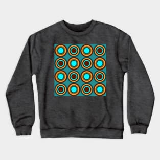 mid century abstract geometrical pattern Crewneck Sweatshirt